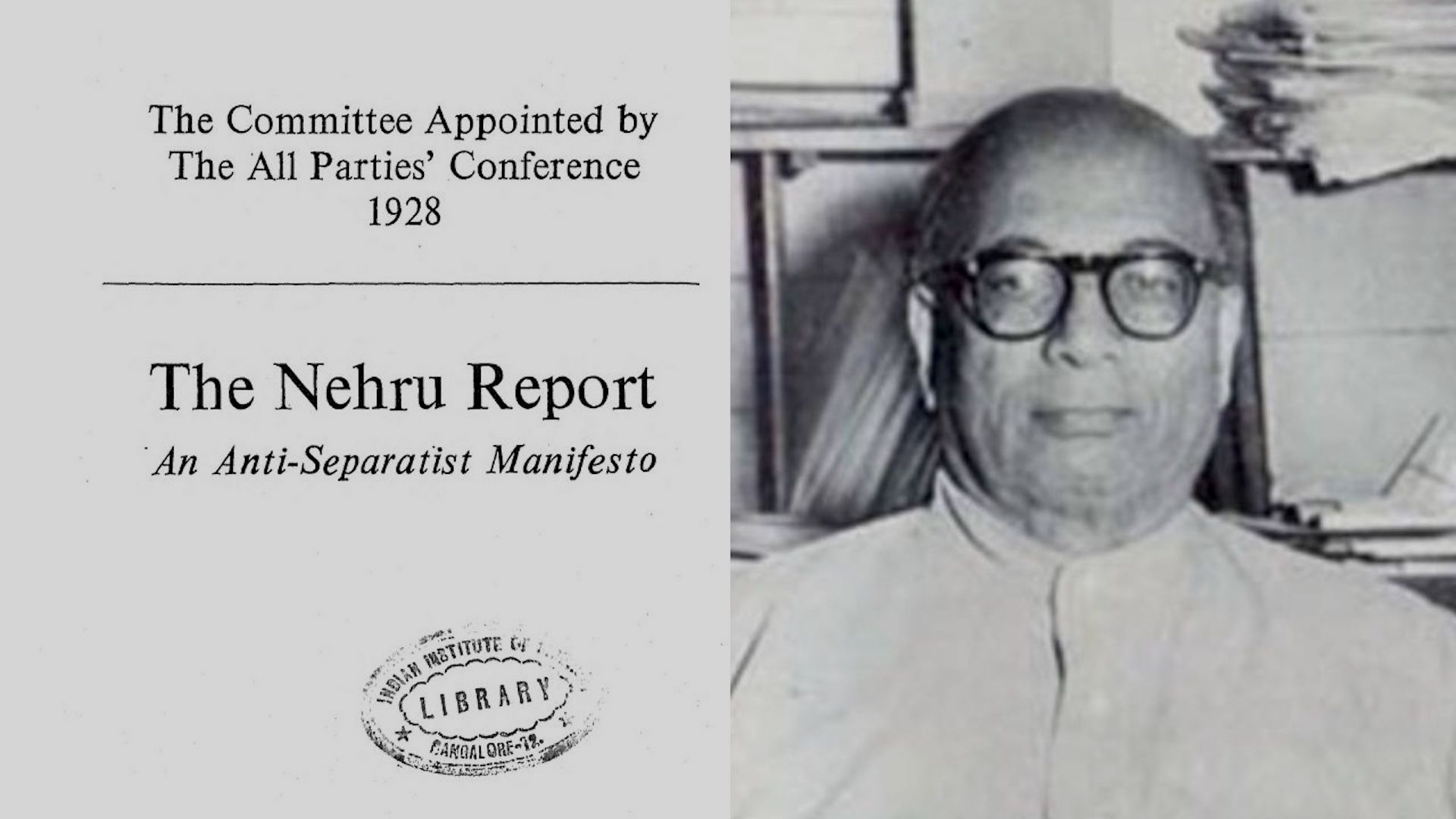 DVG's Severe Rebuttal to the Nehru Report of 1928 